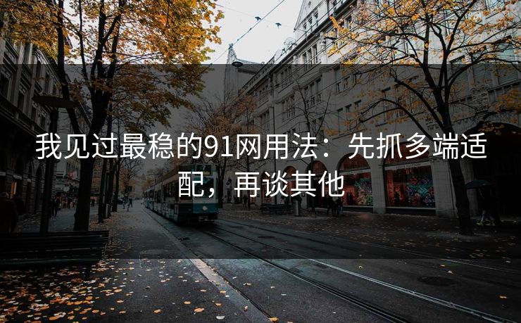 我见过最稳的91网用法:先抓多端适配,再谈其他 我见过最稳的91网用法:先抓多端适配,再谈其他